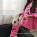 New dog clothes Teddy matching dog owner clothe